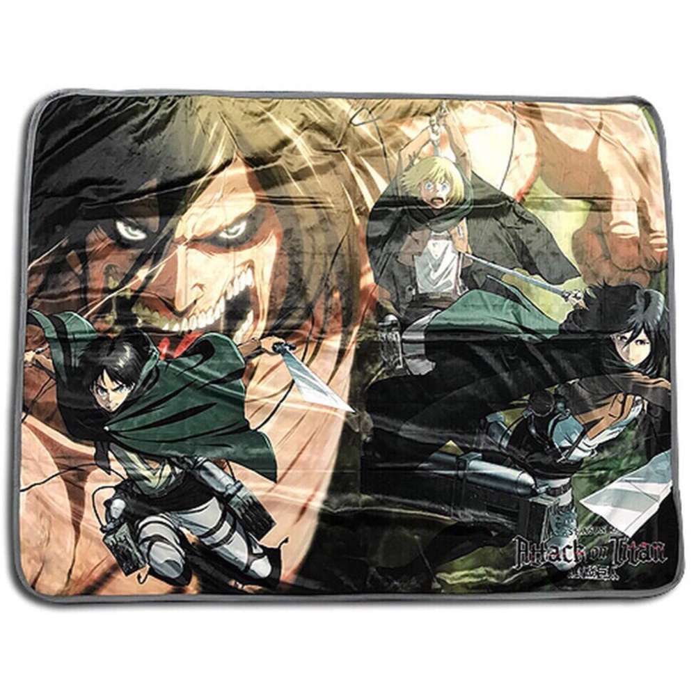 Attack on Titan Anime Throw Blanket